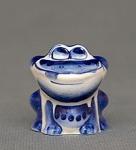 Фигурка "ляга-супер" (гжельский фарфор) (818083)