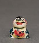Фигурка "лягушка" мал. цв. (гжельский фарфор) (832836)
