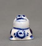 Фигурка "лягушка" мал. (гжельский фарфор) (818061)