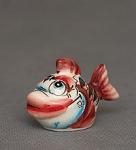 Фигурка "рыбка" цв.(гжельский фарфор) (832844)