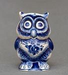 Фигурка "сова" бол.(гжельский фарфор) (818075)