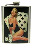 Фляжка подарочная Пин-ап 8oz  микс (924679)