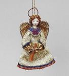 Кукла-подвеска "ангел с дудочкой" (779704)