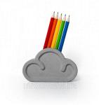 Набор из ластика и карандашей cloud (896581)