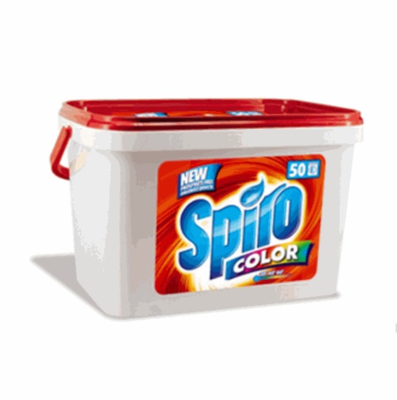 Бесфосфатный стиральный порошок для цветных тканей Spiro Color 5 кг.