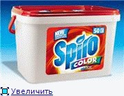 Бесфосфатный стиральный порошок SPIRO Kolor_для цветной одежды_5 кг. короб