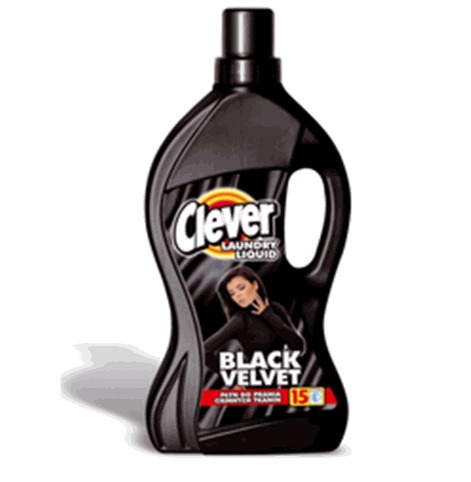 Гель для стирки темного белья Clever Black velvet 1000 мл