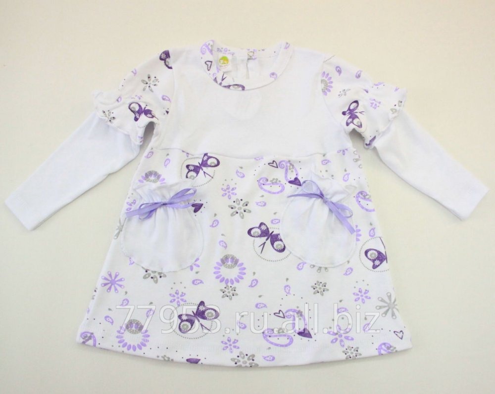 Платье детское 3862 л+и ластик+интерлок, размер 48-80