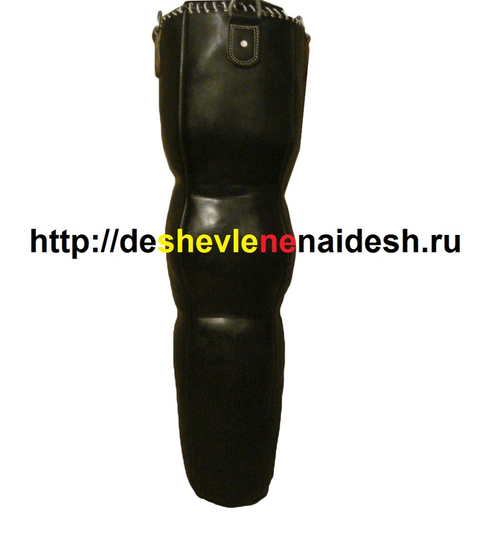 Боксёрский мешок из натуральной кожи тип Силуэт  трехсенкционный ( МБНТ22-10 ,диаметр 35, высота 130 см, вес 65-70 кг ) 628
