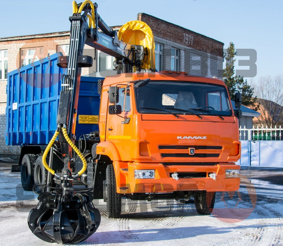 Камаз 65115 с г/м Велмаш омтл-97-06(Ломовоз)