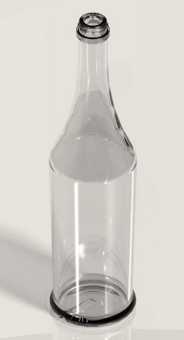 Бутылка для напитков из бесцветного стекла  КПМ-3М-250/500/700-СТГ