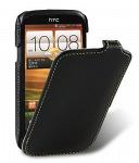 Чехол Melkco кожаный   для HTC Desire V / Desire X / T328w  черный