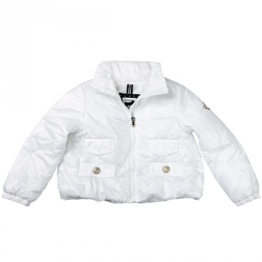 Куртка для девочки Marine, с капюшоном, цвет белый
