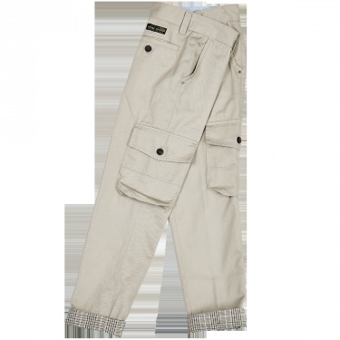М738 Брюки с накладными карманами для мальчика, песочный
