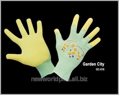 Перчатки садовые Garden Gloves Duraglove желтые, размер XL NW-GG