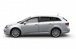 Автомобиль- Toyota Avensis.  Серебристый, металлик (1F7)