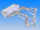 Фронтальный погрузчик ПФ 08 г/п 0.8т для МТЗ  ЮМЗ