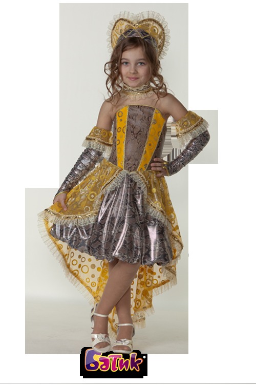 Детский карнавальный костюм Змейка-Принцесса