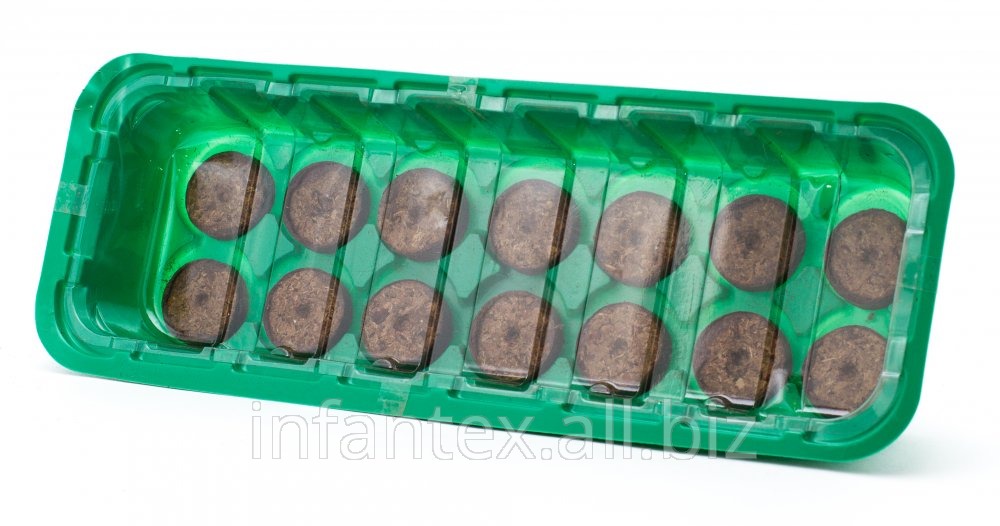 Минипарники с торфяными таблетками Джиффи 33 мм,11 ячеек