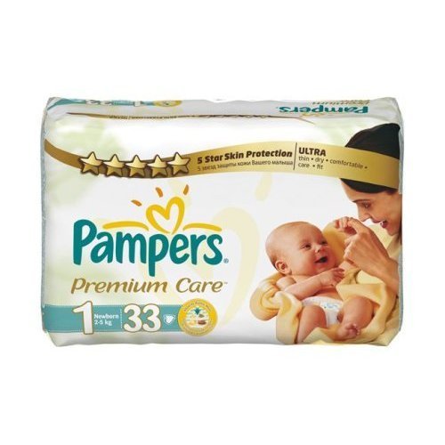 Подгузники Pampers Premium Care Newborn 1 2-5 кг 33 шт
