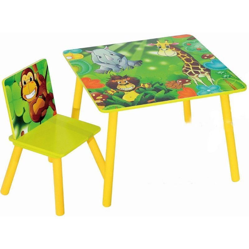 Sweet Baby, Набор мебели "Uno Safari" (стол+стул) GL000154670