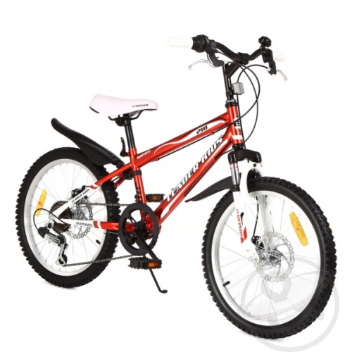 Велосипед двухколесный G20A333 красно-белый Leader Kids