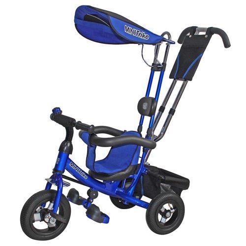 Велосипед 3-х колесный синий надувные колеса Mini Trike LT-950 A