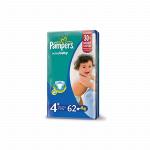 Подгузники Pampers Active Baby Jumbo 4+ 9-16 кг 62 шт