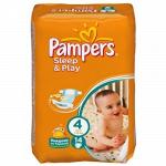 Подгузники Pampers Sleep and Play Стандарт 4 7-14 кг 14 шт