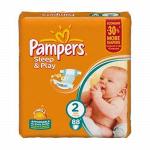 Подгузники Pampers Sleep and Play Jumbo 2 3-6 кг 88 шт