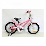 Mars Велосипед 16  С1601 pink розовый, с корзиной С1601