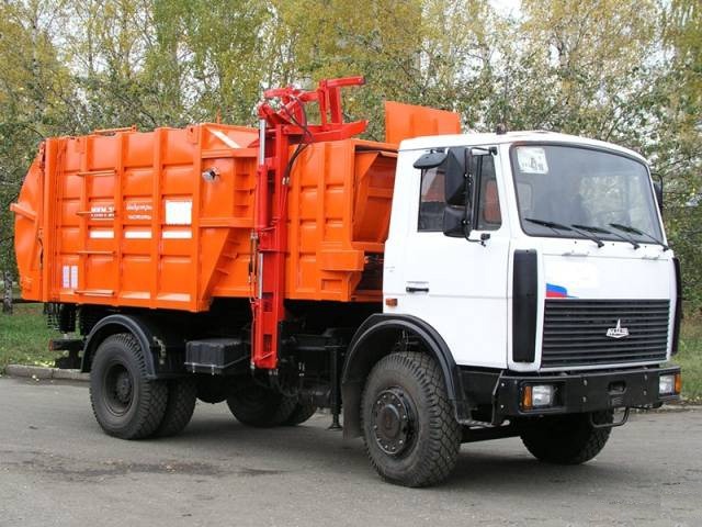 Мусоровоз МКМ-3403 (МКМ-35) на шасси МАЗ-5340B2