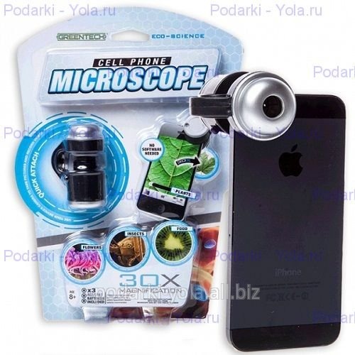 Микроскоп для телефонов Microscope Phone 30х увеличение