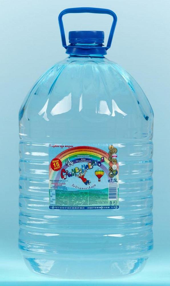 Вода Селивановская 7,5 л. Для детей
