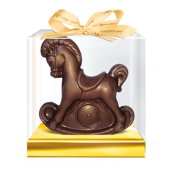 Шоколадная фигурка символ года 2014 
