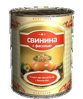 Свинина с фасолью