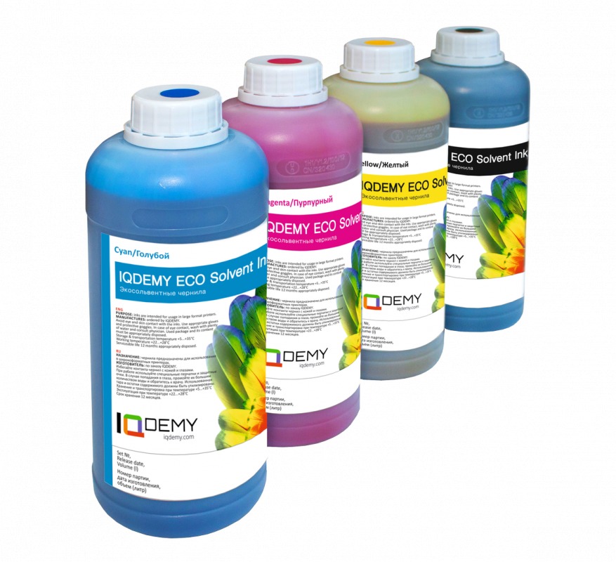 Эко-сольвентные чернила IQDEMY ECO Solvent Ink