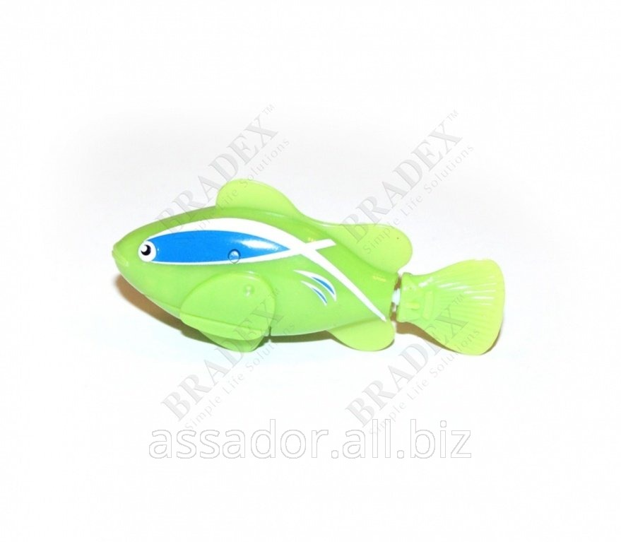 рыбка-робот «funny fish» зелёная