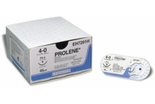 Материал шовный  Пролен 7/0, 60 см, синий ,код EP8735H , игла Кол.EVERPOINT 8 мм х 2, 3/8 ;упаковка 36 , фирма Ethicon