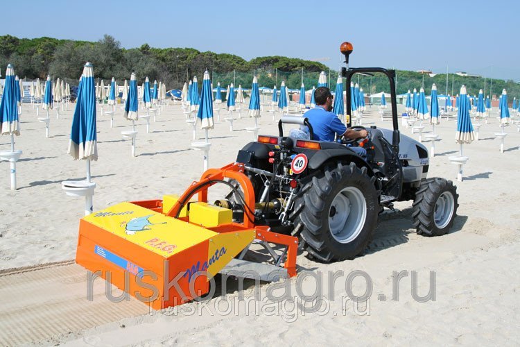 Пляжеуборочная машина MANTA для тракторов от 35 л/с