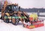 Щетка коммунальная Agrometall KM-S 1850 для экскаваторов-погрузчиков