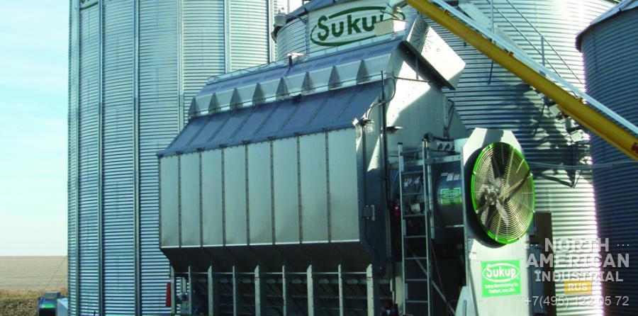 Зерносушилка Sukup с одним вентилятором