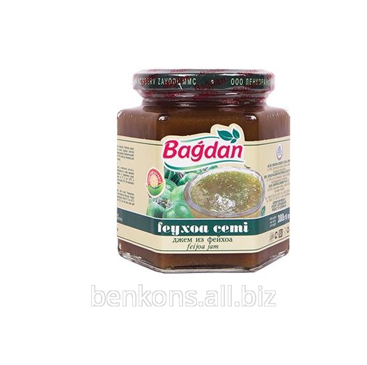 Джем из фейхоа Bagdan -  стекло, 400 г.