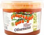 Облепиха протертая с сахаром, ведро пластик