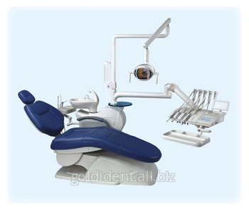 Стоматологическая установка ZA - 208 D Кожаное кресло (верхняя подача)