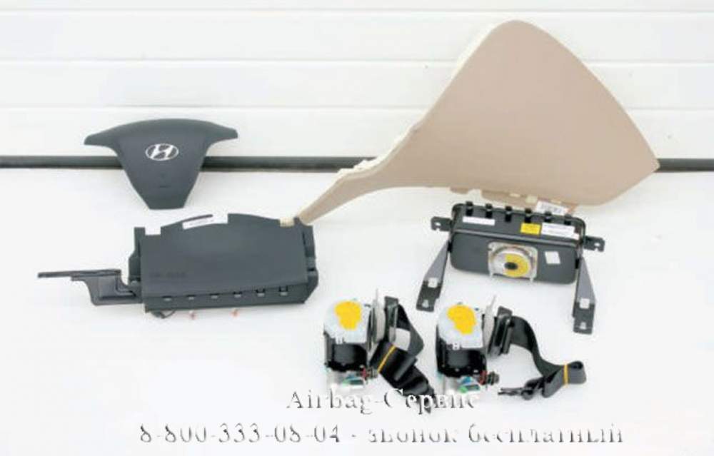 Комплект системы безопасности SRS на Hyundai Sante Fe СП-2618