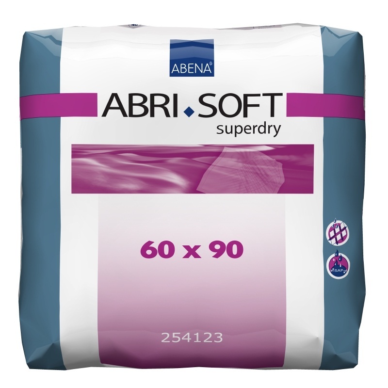 Впитывающие пеленки Abena Abri-Soft Superdry 60х90 см (1500 мл) 30 шт.