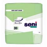 Впитывающие пеленки Seni Seni Soft Basic 60х60 см (600 мл) 30 шт.