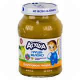 Пюре АГУША груша с яблоком с 5 мес.200г