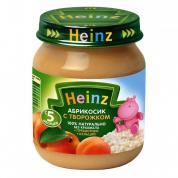 Пюре ХАЙНЦ (HEINZ) абрикосик с творожком с 5 мес. 120 г